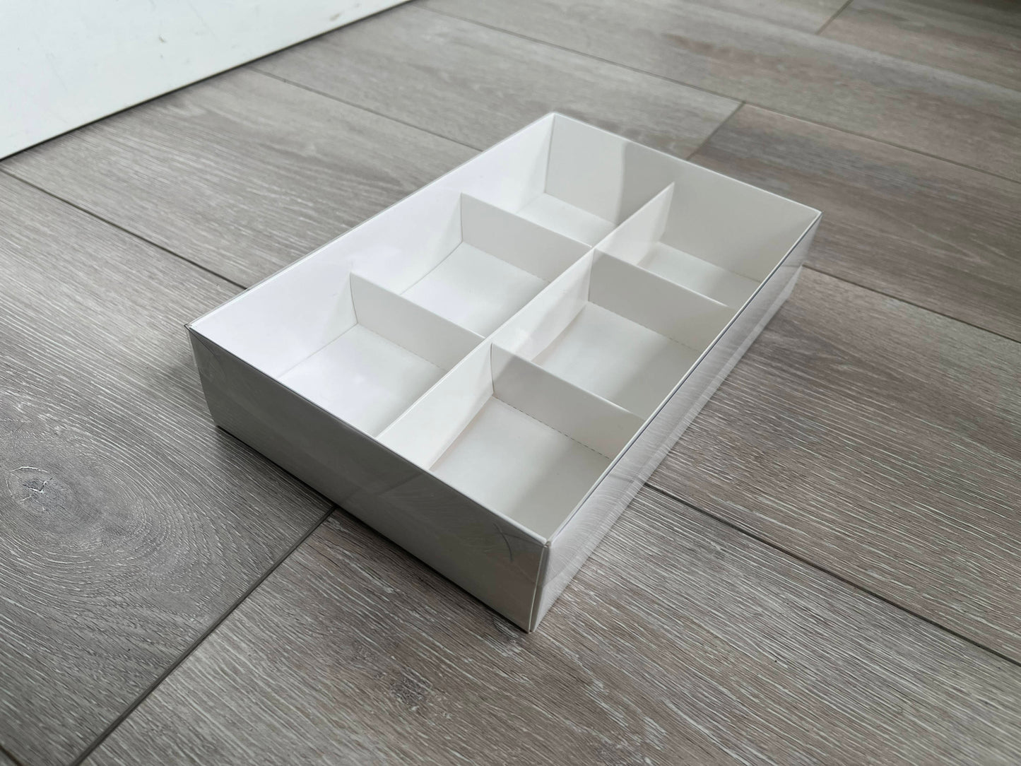 Clear Divider Boxes (6 Grid)