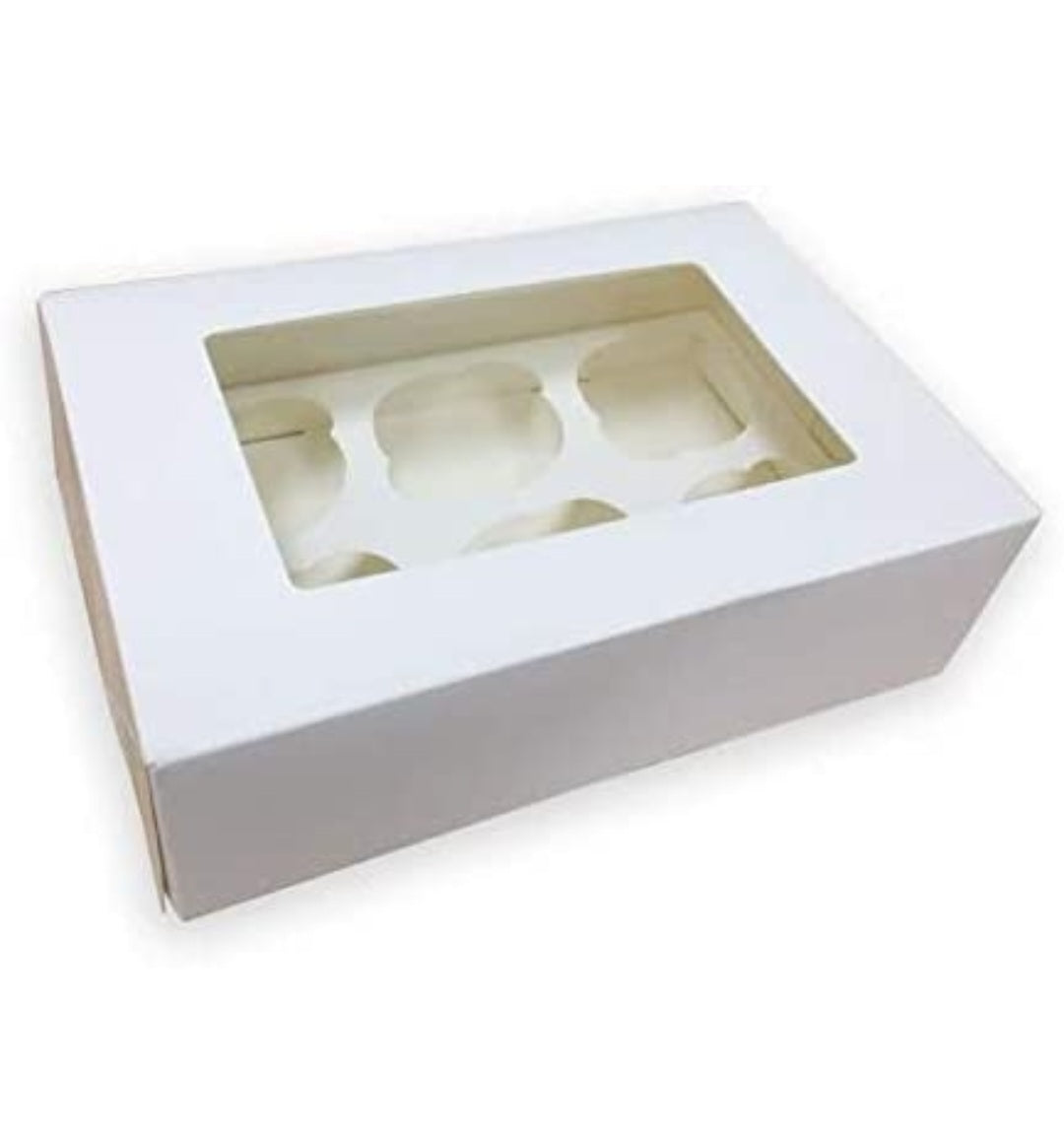6 hole cupcake boxes
