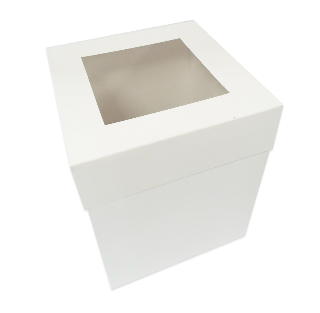 10 inch tall cake box with window