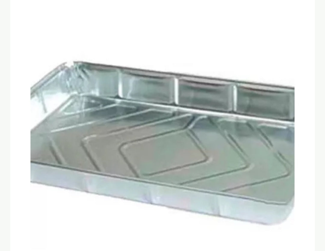 large rectangular disposable foil Tray Bake