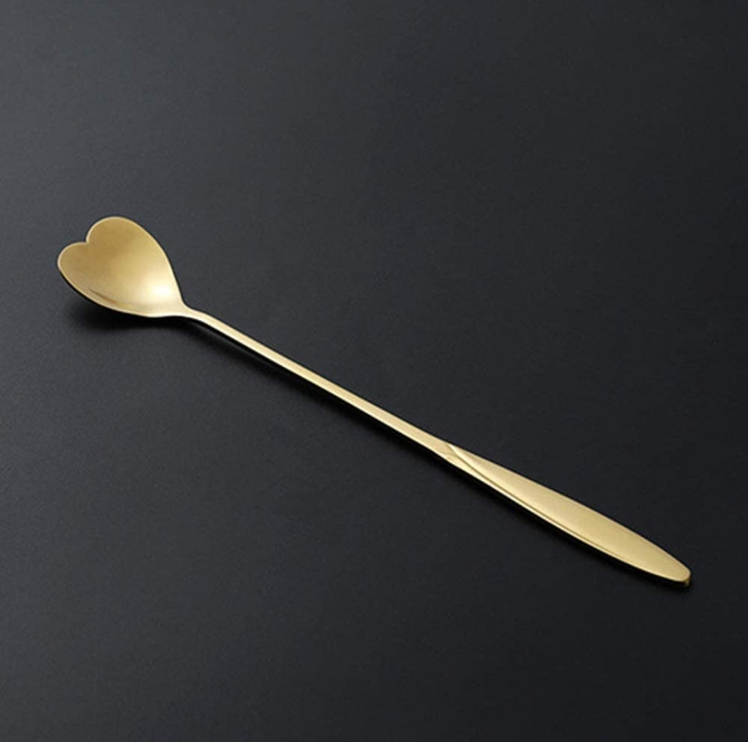 Heart shaped sprinkle spoons