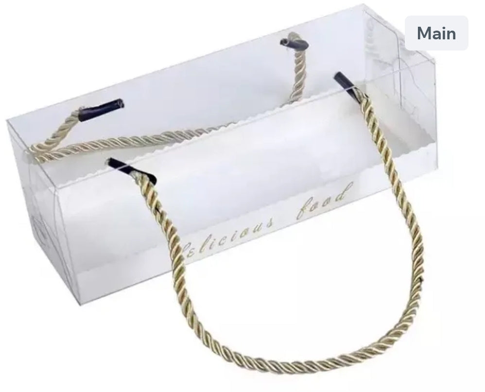 Clear Swiss Roll Boxes
