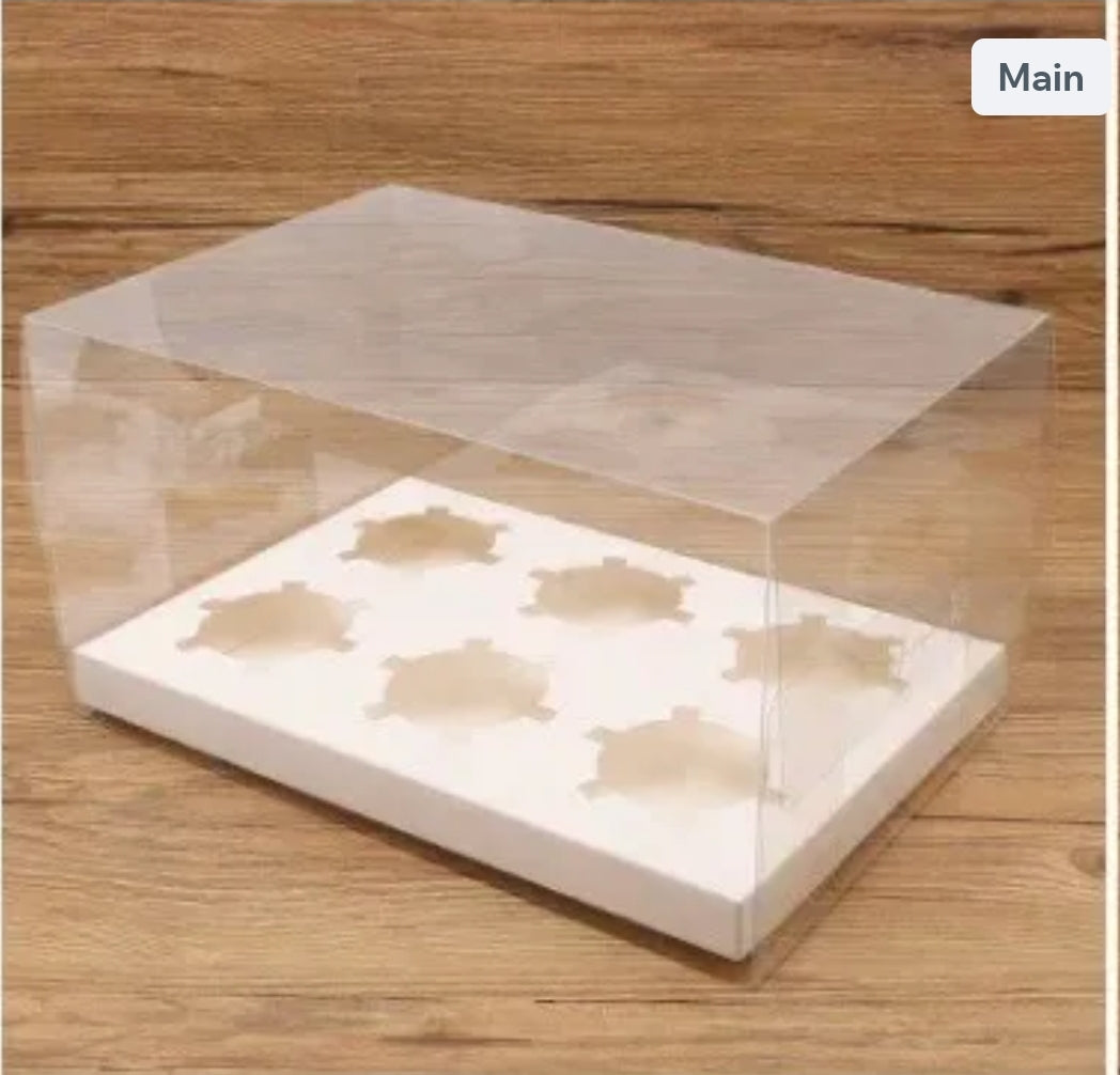 Clear Deluxe 6 Hole Boxes