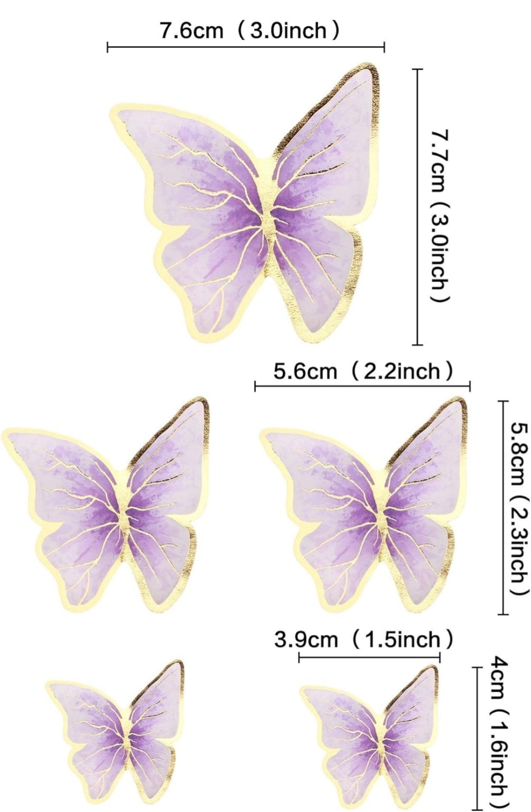 Purple butterflies