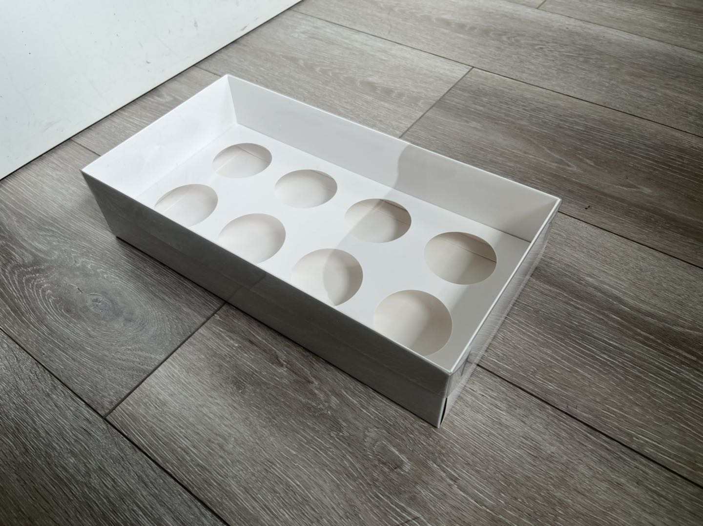 Clear 8 hole cupcake Boxes