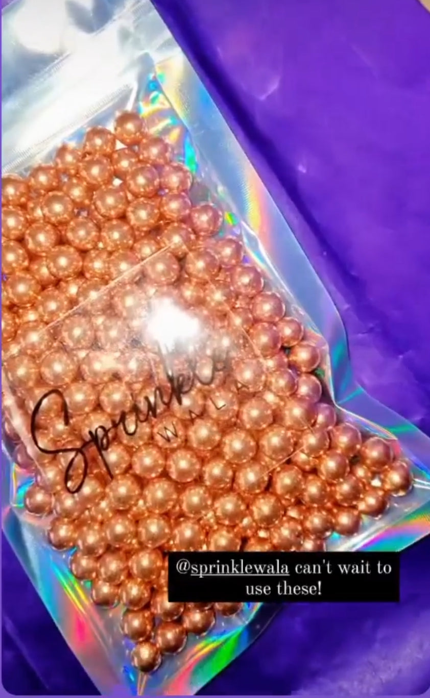 Copper  metallic balls